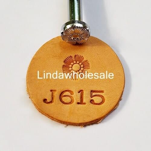 Leather Printing Tools J615 size 11.5*11.5mm,Leather Engraving Tools