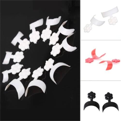 Fake Nails Acrylic French Manicure Scallop Edge Nail Plate The Plum Blossom Armour Nails Art Salon Tips False Nails 500Pcs/Pack