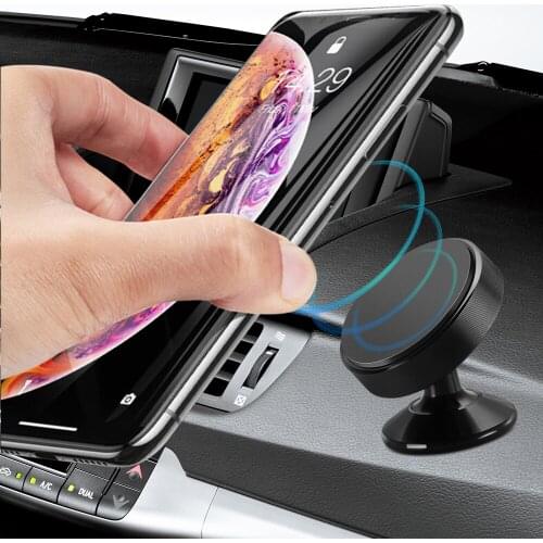 Magnetic Car Phone Holder Dashboard Mini Stand for Kia rio ceed sportage cerato soul hyundai creta elantra i30 hb20