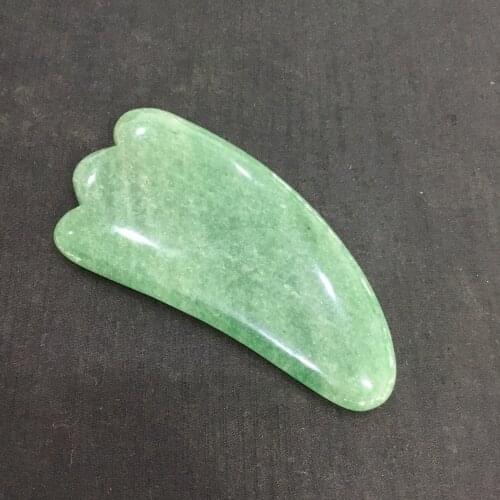 Natural Green Aventurine Jasper Crystal Massage Slab For Body Health