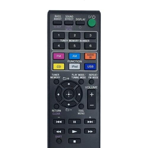New RM-AMU142 Remote Control fits for Sony System Audio CMT-V50IP CMTV50IP CMT-V10IP CMT-V10IPN CMTV11IPW