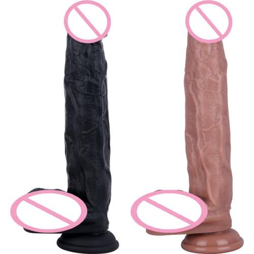 Huge Soft Silicone Strap On Dildo With Suction Cup Dildo for Anal Plug Strapon Realistic Penis Adult Sex Toys for Woman Couples