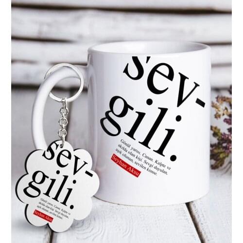 Personalized Custom Sweetheart Meaning White Mug and Keychain Gift Set Reliable Quality Cost Effective Gift Coolest Considerate