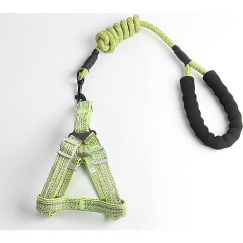 Pet leash dog chest strap small and medium-sized dog round leash chest back leash pet leash leash sling piece rope dog walking a