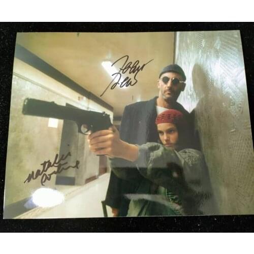 Hand signed Léon Jean Reno Natalie Portman autographed photo 8*10 limited 122020B