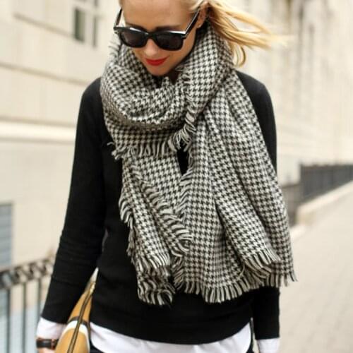 Solid love Women's Plaid Scarves China