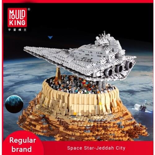 Mould King 21007 Star Moc Enemy At The Gates Jeddah City Assembled Building Block Toys For Difficult Early Childhood Education