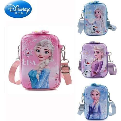 Disney Cute Cartoon Frozen Handbags Frozen 2 Elsa Childrens Messenger Bag Baby Coin Purse Girls Small Bag Girl Crossbody Bags
