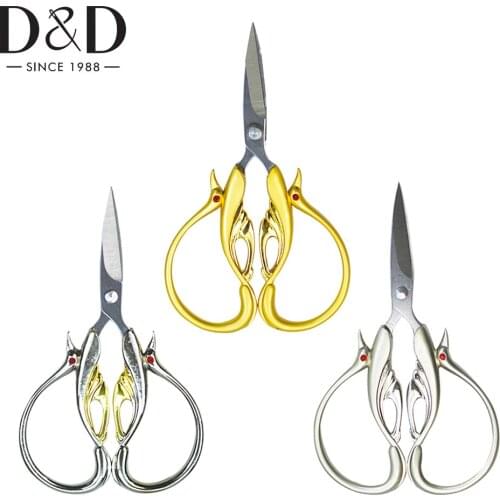D&D Vintage Tailors Scissors for Needlework Stainless Steel Scissors for DIY Embroidery and Sewing Scissors Sewing Tool