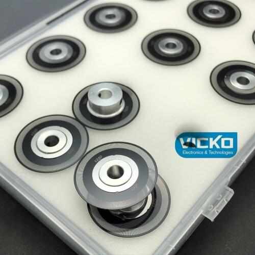 [VK] 200cpr AB 200 line disc outside diameter 25.4mm inner hole 5mm for HEDS-9701 E54 Encoder Code Plate