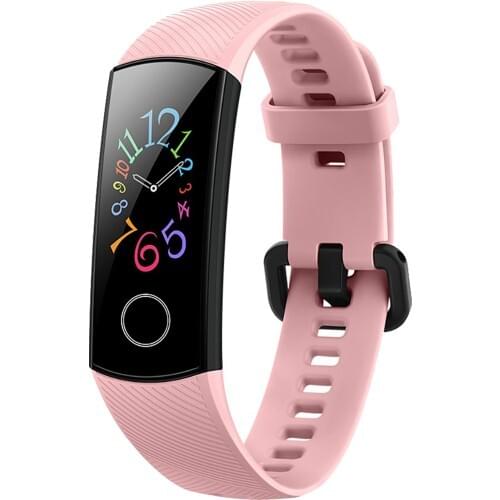 Honor Band 5 Waterproof AMOLED Screen Smart Bracelet Watch (Importer Guaranteed)-Pink