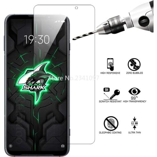 1-3PCS Tempered Glass Screen Protector for Xiaomi Black Shark 2 pro 2 3 Hello Shark glass protective Safety Glas Protector Film