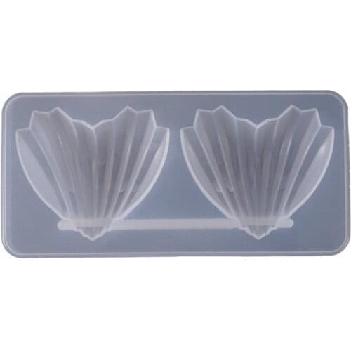 1pcs Crystal Silicone Resin Mold Marine Series Shell Mold Heart Shaped Silicone Mold For DIY Jewelry Making Tool