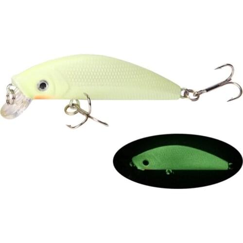1Pcs 7cm 8g Fishing Lure Luminous Night Fishing Hard Baits Minnow With 6# Hooks Isca Artificial Crankbaits Bass Pike Carp