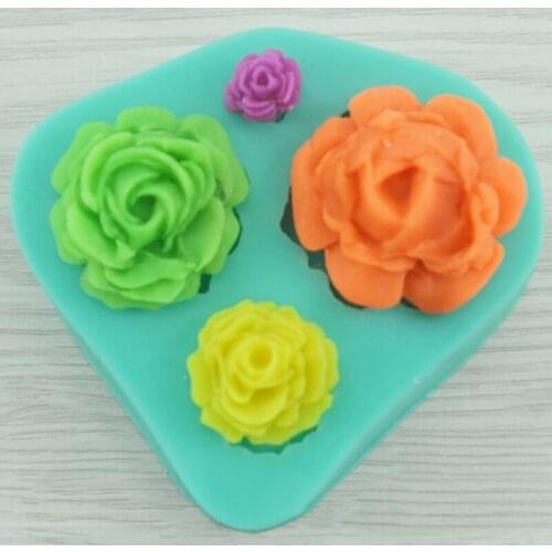 Promotional 1Pc Three Bows Chocolate Candy Jello Silicone Cake Tools Bakeware Sugarcraft Cake Decorating Tools Kitchen Gadgets