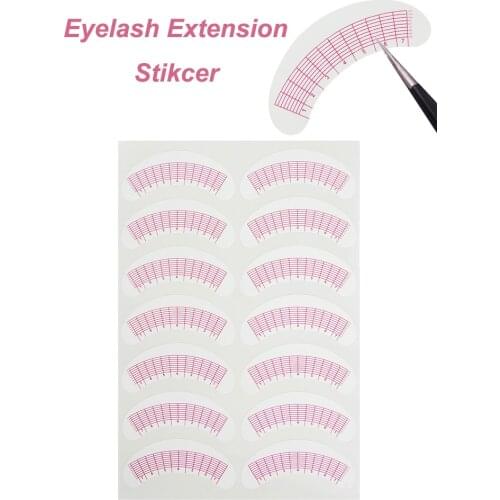 70 Pairs Makeup Practice Paper Sticker Eyelash Extension Under False for Eye Patches Eyelash Pad Tips Stickers Tools Supplies