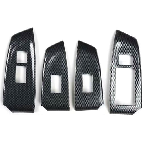 ABS Car Styling For Honda Spirior 2009-2013 left Hand Drive Armrest Window Lift Switch Panel Cover Trim Auto Molding Accessories