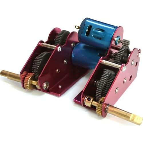 Bevel Bearing Drive Gearbox with Powerful Motor for 1/16 HENGLONG Tank Tiger I Soviet T34 Type 99 Leopard 2A6 Challenger II Part