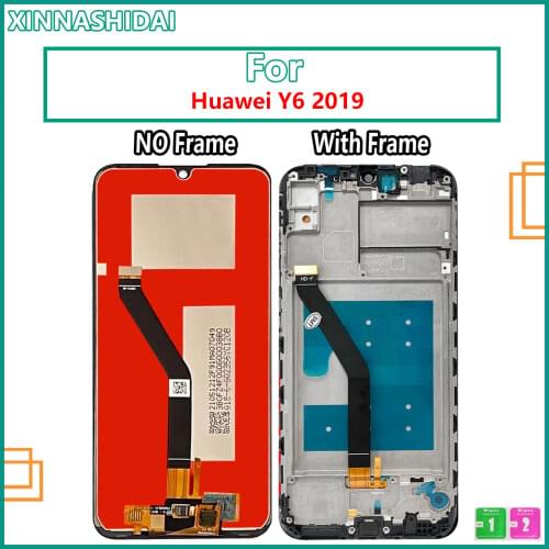 For Huawei Y6 2019 LCD Display Touch Screen Digitizer Assembly For Huawei Y6 Prime 2019 MRD-LX1f LX1 LX2 LX3 L21 L22 Y6 Pro 2019