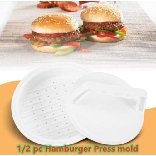 Environment Friendly Round Shape Hamburger Press ABS Hamburger Meat Beef Grill Burger Press Patty Maker Mold Kitchen Meat Tools