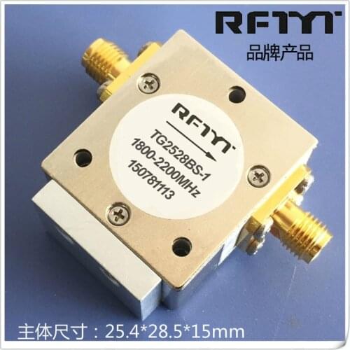 1800-2200MHz coaxial ferrite microwave communication RF isolator RFTYT 2000MHz