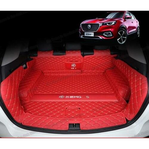 Lsrtw2017 Leather Car Trunk Mat Cargo Liner for Mg Hs 2018 2019 2020 5d Full Coverage Boot Cover Rug Carpet Accessories Auto