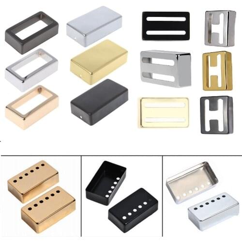 Electric Guitar Humbucker Pickup Covers 50 + 52mm For Gibson Epiphone LP Style Electric Guitar Gold / Silver / Black