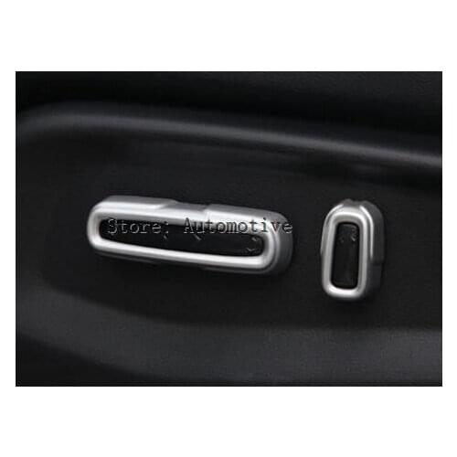 For HONDA CRV 2017 2018 Matte Interior Seat Button Decoration Cover Trim 4pcs/set car styling accessories