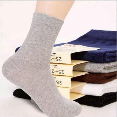 Soft Absorbent Sweat Casual Men Socks Cotton Fiber Classic Business Solid Color Summer Style Polo Calcetines Hombre Weed Socks