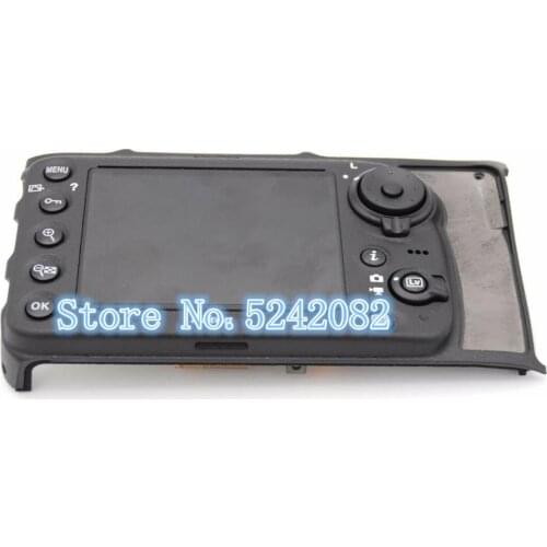 Original Back Rear cover case shell Assy Unit with LCD,Button,Flex cable FPC For Nikon D810 Camera Repairment
