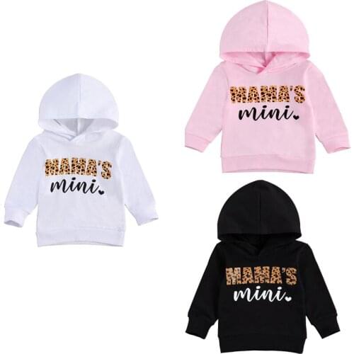 Autumn Kid Baby Girls Boys Hooded Top Fall Shirt Long Sleeve Casual Elastic Warm Letters Unisex Blouse Spring Clothes