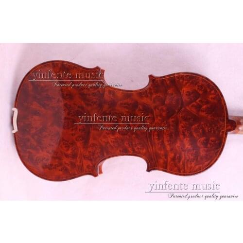 4/4 Violin Birdeye maple wood Nice sound high quality 1051