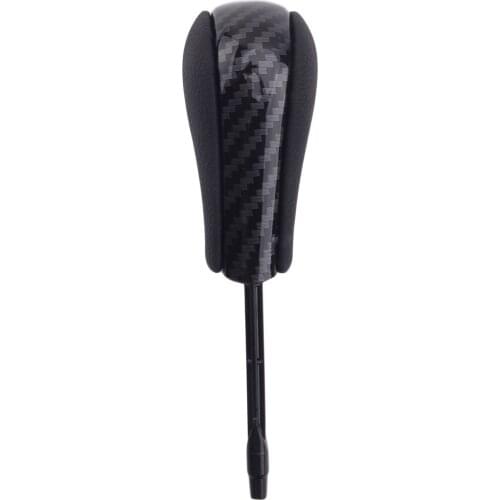 Carbon Fiber Style Automatic Gear Shift Stick Knob Handle Car Accessories Fit For BMW 3 5 7 Z3 X5 X3 Series