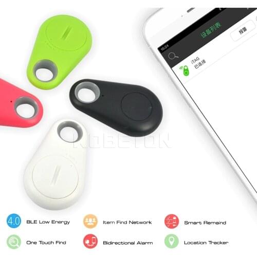 Kebidu Smart Bluetooth Tracker GPS Locator Child Bag Tag Wallet Burglar Alarm Key Finder Alarm Wireless Lost Self Timer