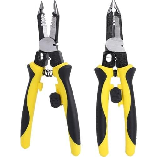 Multitool Universal Diagonal Crimping Pliers Needle Nose Pliers Hardware Tools Universal Wire Cutters Electrician Wire Stripper