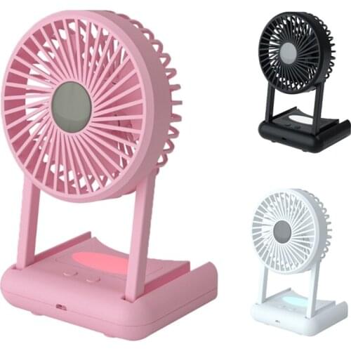 Battery Operated Fan, Handheld Small Fan Portable Fan Mini Personal Fan for Home Office Table and Desktop