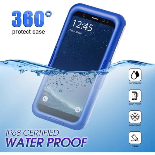 Waterproof Case For Samsung S7 S8 S9 Under Water Swimming Cover Phone Case For iPhone X XR XS Protect Water Proof Phone Cover