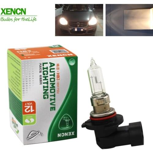 XENCN HB3 9005 12V 100W 3200K Clear Series Off Road Original Car Headlight More Bright Halogen Bulb Auto Fog Lamp for lexus bmw