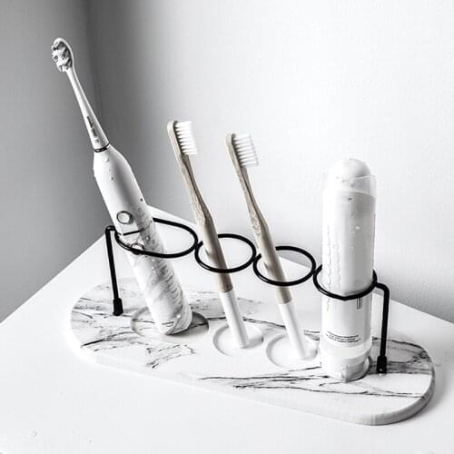 Toothbrush Holder Multifunction Base Frame Storage Rack Bath Accessories Tooth Brush Toothpaste Stand Shelf Cup Holder