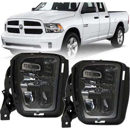1 pair for Dodge Ram 1500 Fog Lights Lamps for Dodge Ram 1500 Pickup 2013 2014 2015 2016 2017