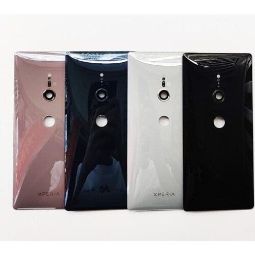 10 pcs/lot high-quality For Sony Xperia XZ2 XZ 2 H8266 Rear Glass Battery Door With Adhesive Replacement Back Housing Cover Case