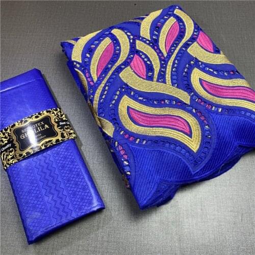 2.5 y Swiss lace fabric +2.5 y Bazin Brode riche Embroidery African High Quality 100% cotton fabrics voile lace Dubai style 9L41