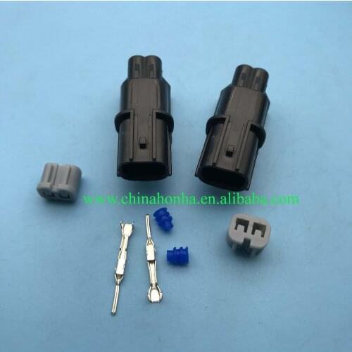 2 pin male waterproof connector Air intake pressure sensor turn signal plug 6188-0590