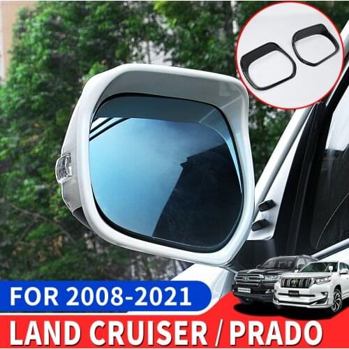 2010-2021 For Toyota Land Cruiser Prado 150 200 FJ150 Rearview Mirror Rainproof Rearview Mirror Refit Accessories 2018 2014