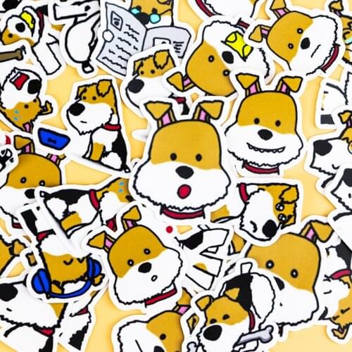 40pcs Creative Cute Self-made dog 4 scrapbooking childbaby Cartoon fairy Paper stickers / Waterproof stationery diy stickers