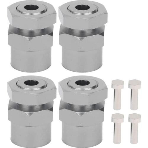 4PCS FEICHAO 12mm to 17mm Wheel Hex Conversion Adapter For 1/10 RC Remote Control Model Car Upgrade W/ Pins&Screws Accessories