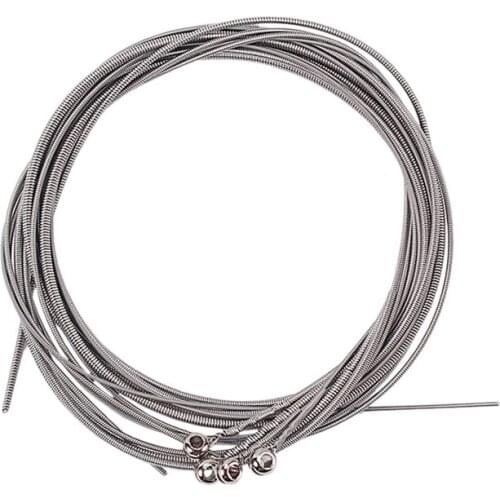 ELOS-4 Pieces Bass Strings Bass Guitar Accessories Guitar Strings Silver Plated Guitar Music Accessories