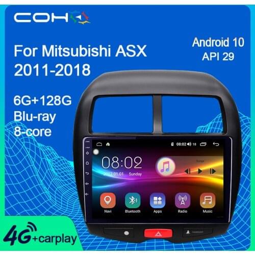 COHO For Mitsubishi ASX 2011-2018 Car Radio Multimedia Video Player Navigation GPS Android 10 Octa-Core 6+128G