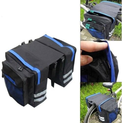 Cycling Rear Rack Seat Trunk Saddle Bike Tail Storage Pannier Pouch Bicycle Bag Bike Saddle Seat Rack Storage High Quality
