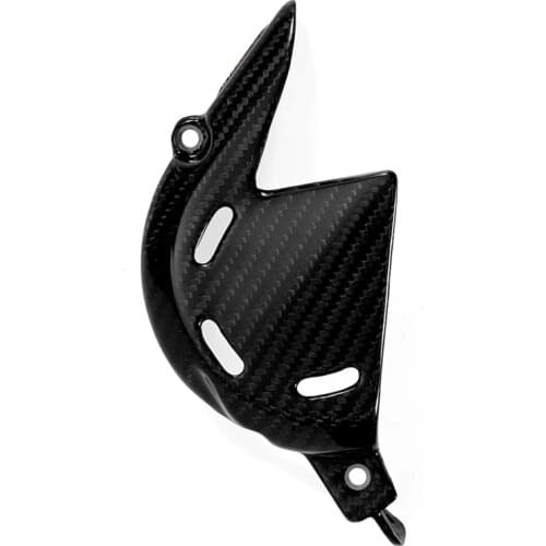 For DUCATI Panigale V4 V4S Carbon fiber Engine Chain Sprocket Cover Guard Fairing 2018 2019 Motorcycle accessories